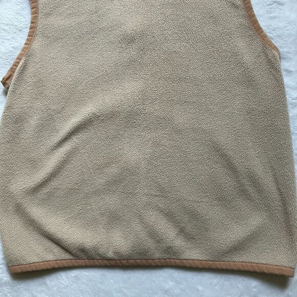 Papa Kids Fleece Vest Size 110 (4-5T) | Beige Fleece Zip-Up GUC - Picture 16 of 16